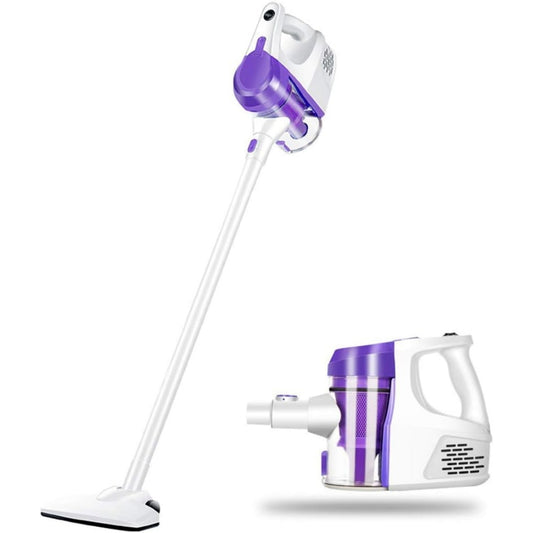 Aspirateur a main avec des elements lavables, coloris blanc et gris