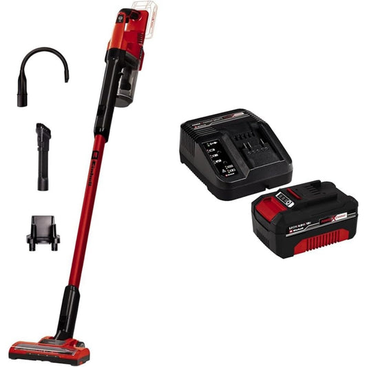 Aspirateur au format balai alliant la collecte de la poussiere et une technologie lithium ion