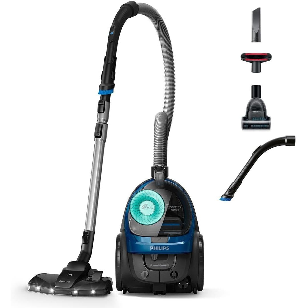 Aspirateur traineau alliant la collecte de la poussiere et un eclairage de la zone de travail